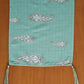 Paisley Printed Green Polycotton Table Runner with Hand Tassels| 12x84inch