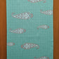Paisley Printed Green Polycotton Table Runner with Hand Tassels| 12x84inch