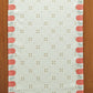 Printed Polycotton Yellow Table Runner with Hand Tassels, 12x84inch