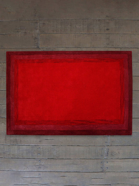 Carpet Hand Tufted 100% Woollen Berry Ombre - 4ft X 6ft