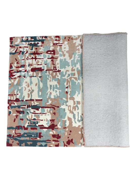 Carpet Hand Tufted 100% Woolen Abstract Multi - 4 X 6 Feet