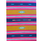 Hand Woven Cotton Dhurrie | Vibrant Striped Pattern | Living Room | Bedroom | 4 ft x 6 ft