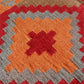 Dhurrie Abstract Kilim Handwoven Woolen for Floor, Living Room & Bedroom | Yellow/Blue - 3x5 feet