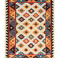 Dhurrie Abstract Kilim Handwoven Woolen for Floor, Living Room & Bedroom | Multi - 4x6 feet