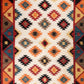 Dhurrie Abstract Kilim Handwoven Woolen for Floor, Living Room & Bedroom | Multi - 4x6 feet