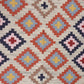 Dhurrie Abstract Kilim Handwoven Woolen for Floor, Living Room & Bedroom | Multi - 4x6 feet