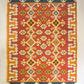 Hand Woven Ethnic Geometric Dhurrie | 100% Wool | Living Room | Bedroom | 4 ft x 6 ft