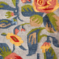 Dhurrie Floral Handwoven Woolen for Floor, Living Room & Bedroom | Blue - 5x8 feet