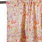 Window Curtain | Floral Printed Multicolor Cotton Curtain | Rod pocket | 50 Inch x 60 Inch | 5 ft