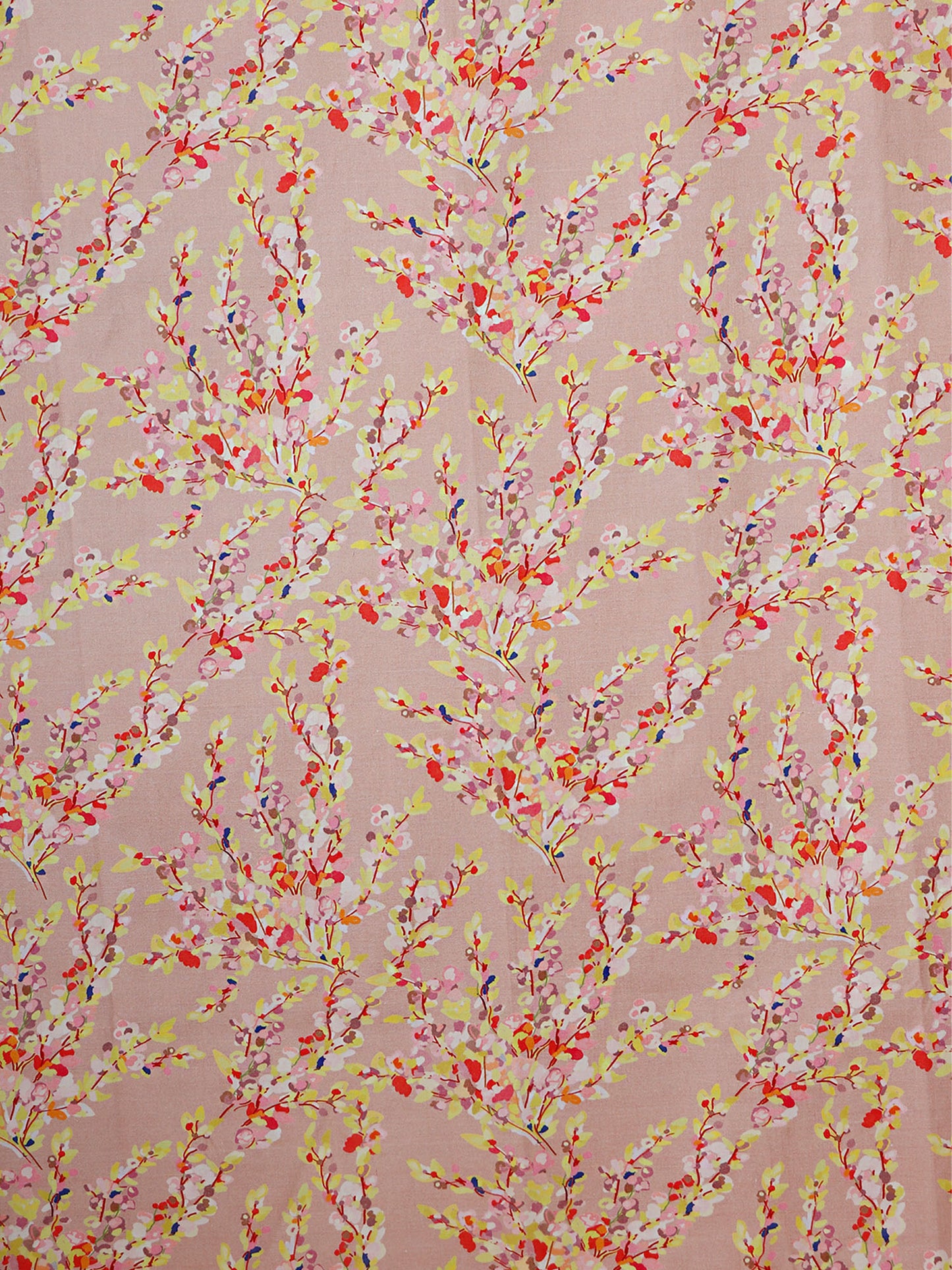 Window Curtain | Floral Printed Multicolor Cotton Curtain | Rod pocket | 50 Inch x 60 Inch | 5 ft