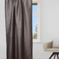 Door Curtain | Solid Grey Blackout Curtain with Rod Pocket | 52 Inch x 84 Inch | 7 ft.