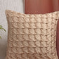 Co-ordinated Cushion Cover Set Of 3 Polyester Blend Digital Printed And Box Pleated Multi-color- 16" x 16"