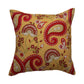 Cushion Cover Set of 3 100% Polyester Yellow And Green - "16 X 16"