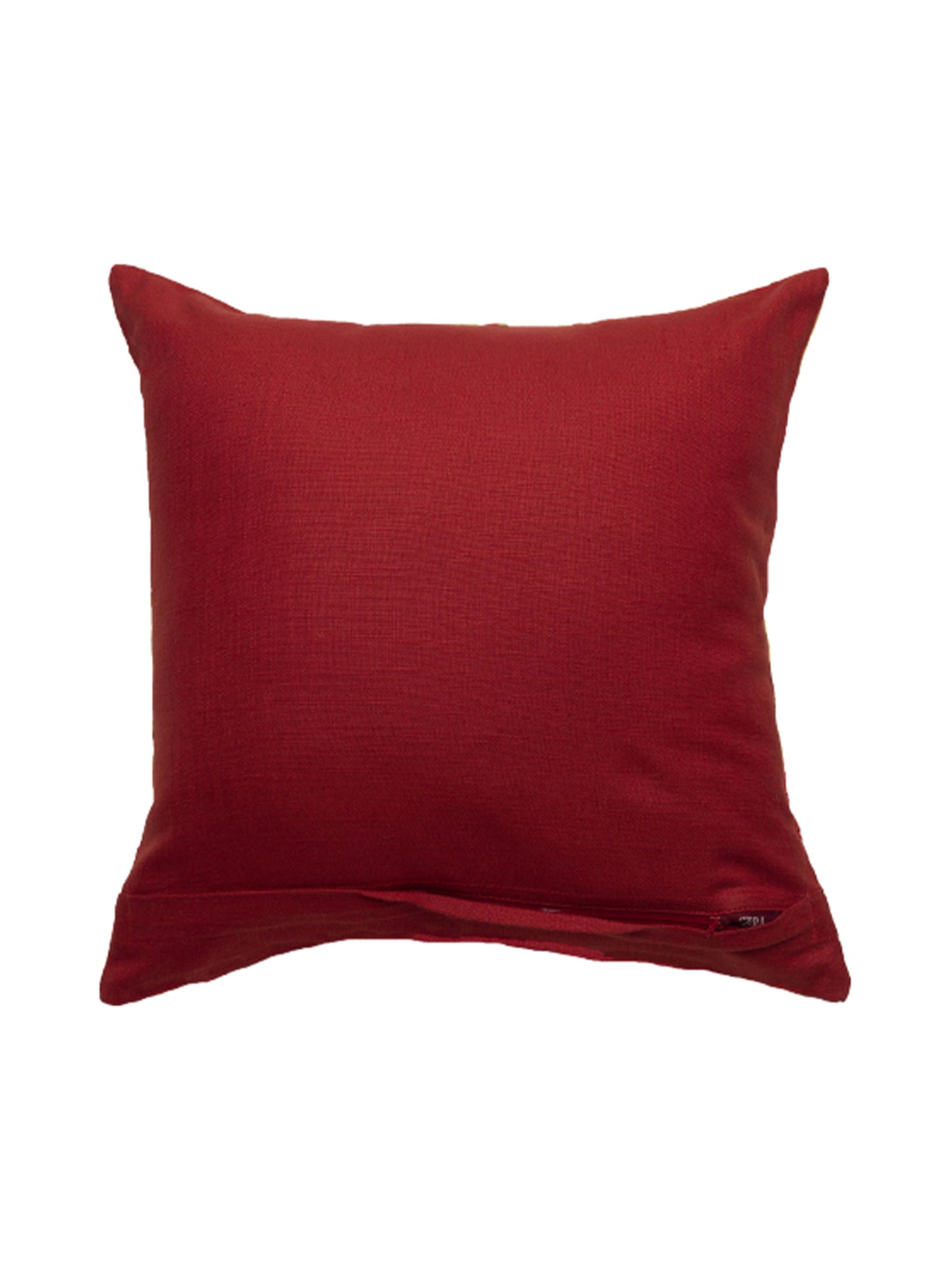 Cushion Cover Set of 3 100% Polyester Yellow And Green - "16 X 16"