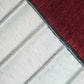 Technique Cushion Cover Polyester Maroon And Blue  - 12" X 22"