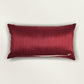 Technique Cushion Cover Polyester Maroon And Blue  - 12" X 22"