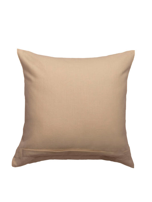 Cushion Cover Poly Canvas Abstract Floral Blue | 16" X 16" Inch