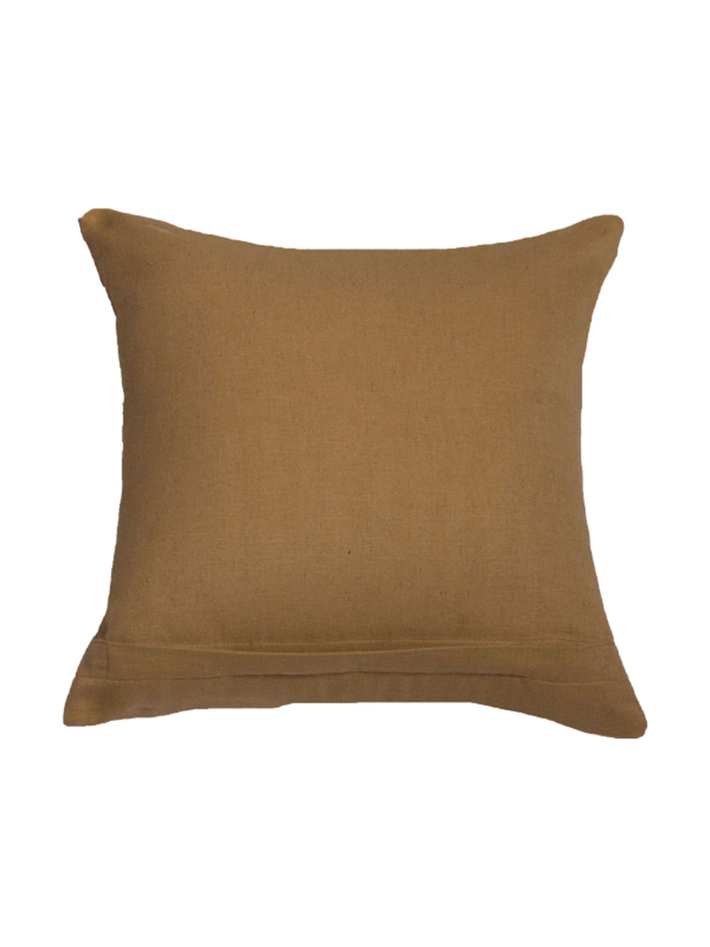 Co-ordinated Cushion Cover Set Of 3 Polyester Blend Digital Printed And Box Pleated Multi-color- 16" x 16"