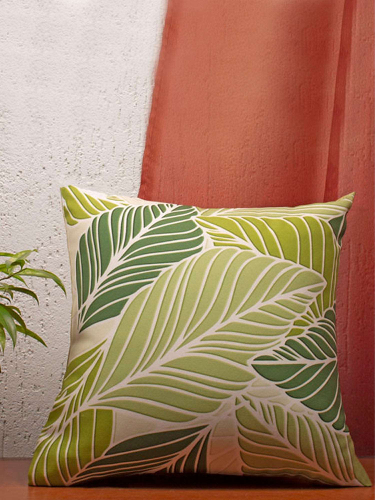 Leaf cushion cover best sale