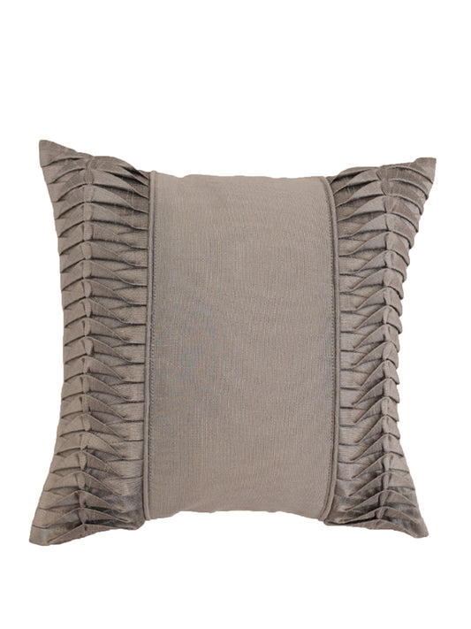 Technique Cushion Cover 100% Polyester Grey - 12" X 12"