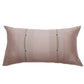 Technique Cushion Cover 100% Polyester Solid Pleated Light Grey - 12" X 22"