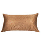 Self Textured | Golden Embellished | 100 % Polyester | 12 Inch x 12 Inch | Lumbhar Cushion Cover