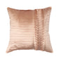Technique Cushion Cover Set of 3 – Blush & Cream Pleated Design, 16" x 16"