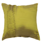 Technique Cushion Cover 100% Polyester One-Side Pleated Green - 16" X 16"