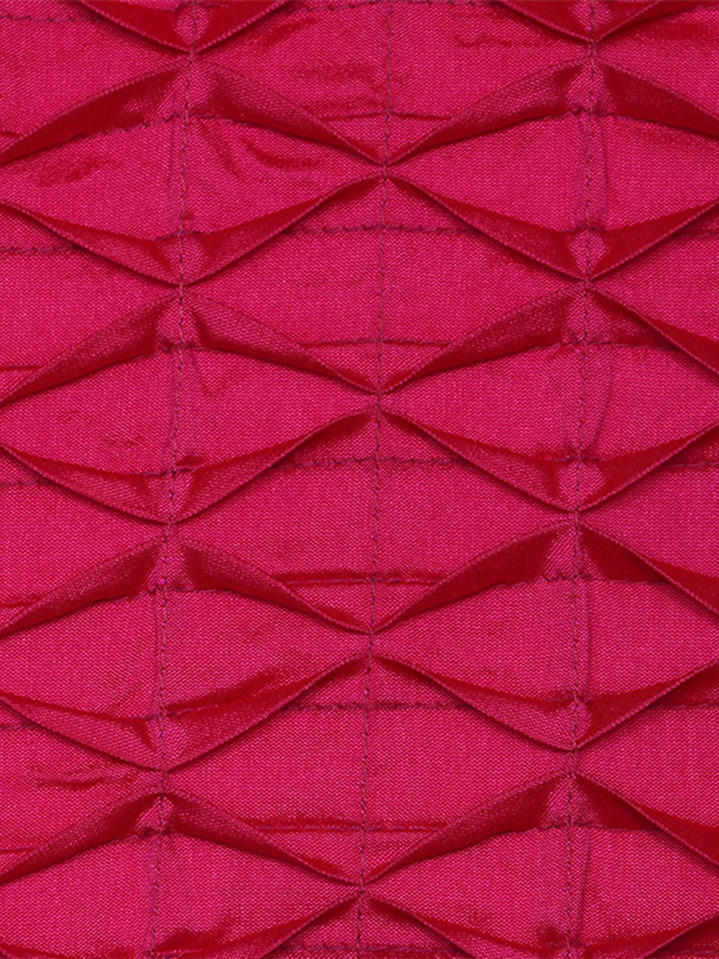 Technique Cushion Cover Set of 3 – Blush & Cream Pleated Design, 16" x 16"