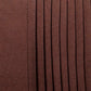 Brown Pleated Design | Durable Polyester Fabric | Standard 16 Inch x 16 Inch | Universal Cushion Cover