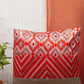 Cushion Cover Set of 3 100% Polyester Box And Printed Multi - 16" x 16"