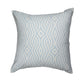 Cushion Cover with Abstract Print - Polyester Blend | Blue/Grey - 20x20in