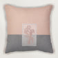 Cushion Cover Cotton Patchwork and Embroidery Motif Multi - 16inches X 16inches