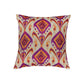 Cushion Cover for Sofa, Bed Poly Canvas Ikat Print | Multi - 16x16in(40x40cm) (Pack of 1)