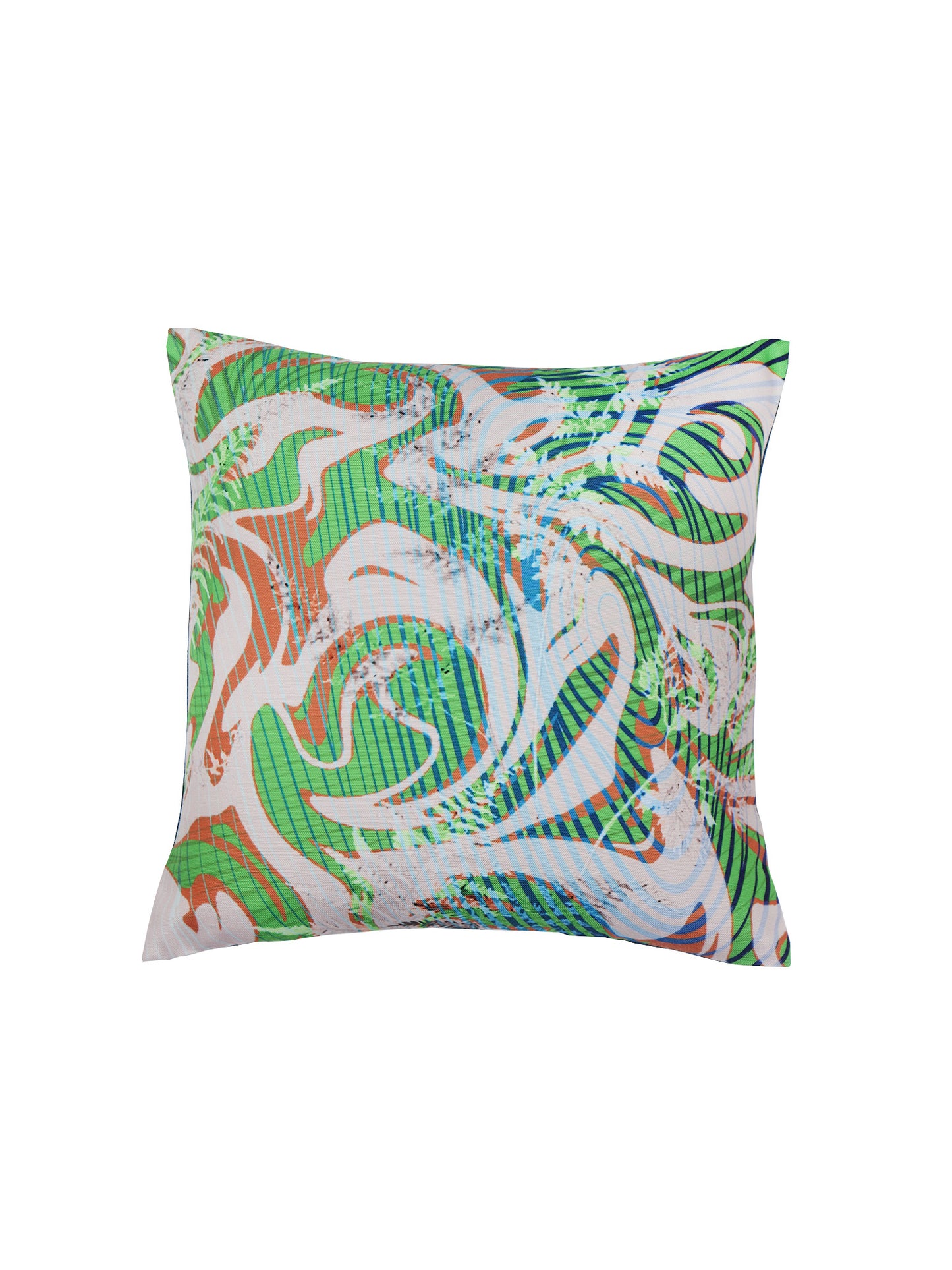 Cushion Cover for Sofa, Bed Poly Canvas Floral Print | Multi - 16x16in(40x40cm) (Pack of 1)