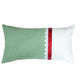 ZEBA World Christmas Cushion Cover | Patchwork Lace Design for Sofa & Bed | 12x22in Polycanvas