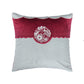 Hand Embroidered Velvet Cushion Cover - Luxe Collection | Patchwork with Floral Embroidery - Multicolor - 16x16 inch
