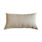 ZEBA Cushion Cover - Luxe Collection | Sofa, Bedroom, Couch | Patchwork with Frayed Edges | Grey - Poly Cotton | 12x22 inch (30x55 cms) (Pack of 1)