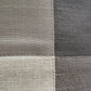 ZEBA Cushion Cover - Luxe Collection | Sofa, Bedroom, Couch | Patchwork | Grey - Poly Cotton | 16x16 inch (40x40 cms) (Pack of 1)