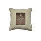 Polyester Blend Cushion Cover-Grey |Hand and Machine Embroidered|16x16 inch, set of 1