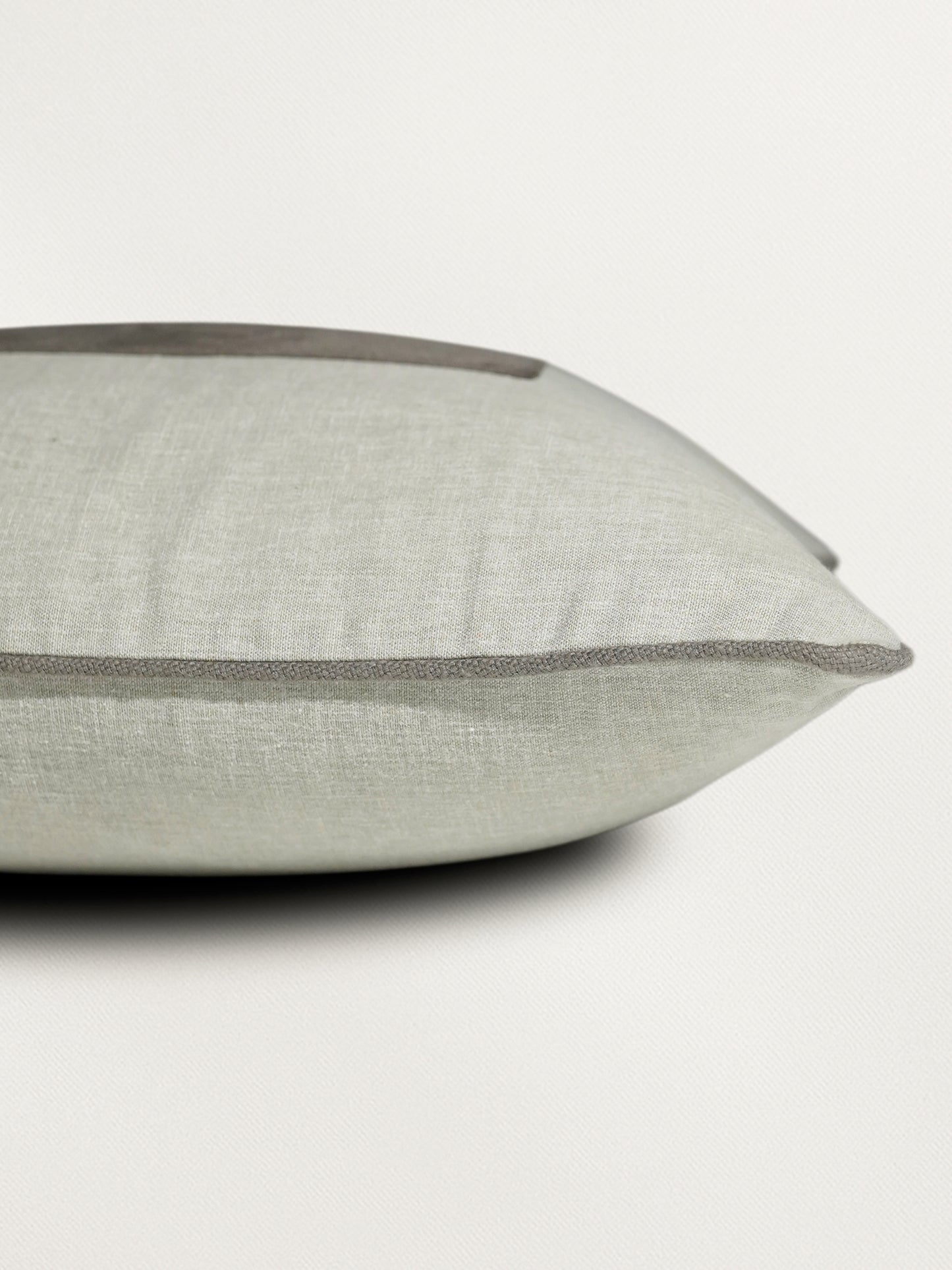 Polyester Blend Cushion Cover-Grey |Hand and Machine Embroidered|16x16 inch, set of 1