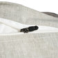 Polyester Blend Cushion Cover-Grey |Hand and Machine Embroidered|16x16 inch, set of 1