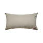 Polyester Blend Cushion Cover - Grey, Arri Work 12x22 inches, Set of 1