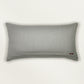 Polyester Blend Cushion Cover - Grey, Arri Work 12x22 inches, Set of 1