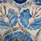 Velvet Multicolor Cushion Cover – Hand Embroidered |Floral Digital Print 12x22 Inches (Set of 1)