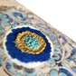 Velvet Multicolor Cushion Cover – Hand Embroidered |Floral Digital Print 12x22 Inches (Set of 1)