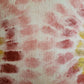 Poly Cotton Light Pink Cushion Cover -Digital Print |Hand-Painted Gold Strokes – 16x16 Inches (Set of 1)
