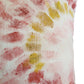 Poly Cotton Light Pink Cushion Cover -Digital Print |Hand-Painted Gold Strokes – 16x16 Inches (Set of 1)