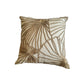 ZEBA  Hand Embroidered Cushion Cover - Luxe Collection | Sofa, Bedroom, Couch | Floral Embroidery | Off White - Cotton Blend | 16x16 inch (40x40 cms) (Pack of 1)