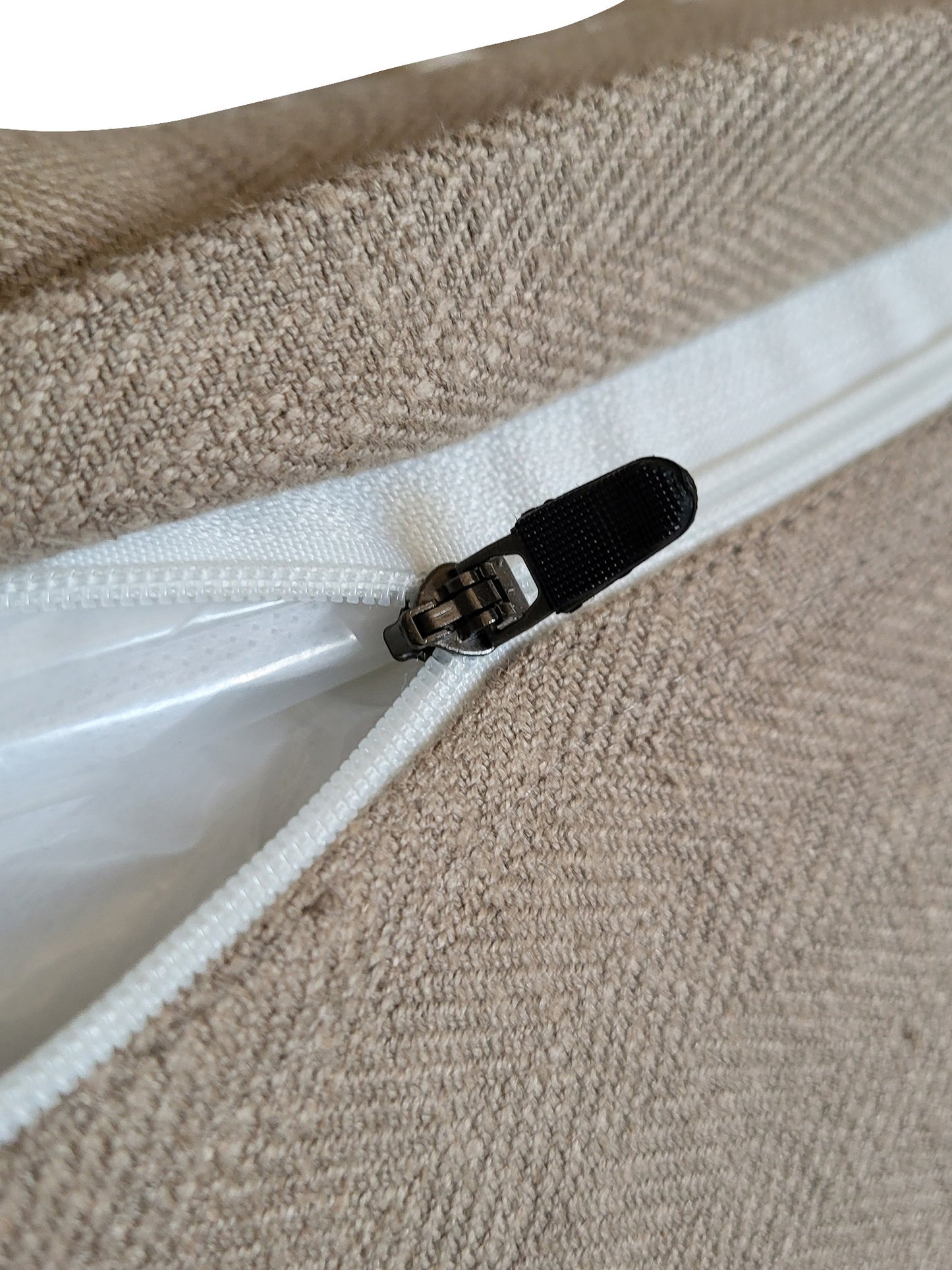 ZEBA Cushion Cover - Luxe Collection | Sofa, Bedroom, Couch | Verticle Stripes | Brown - Silk | 12x22 inch (30x55 cms) (Pack of 1)